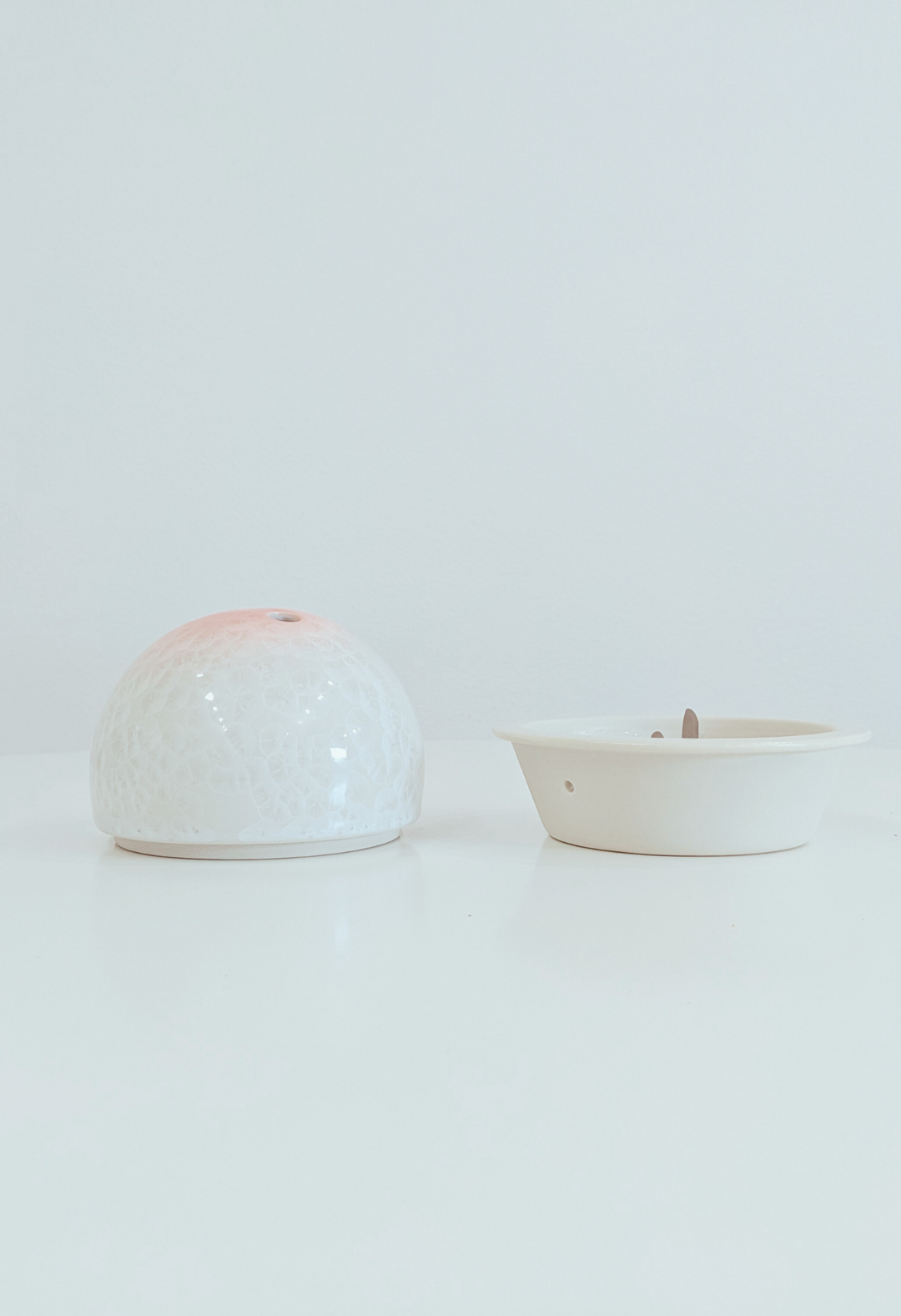 京ごおり 蚊遣り器 京焼-清水焼