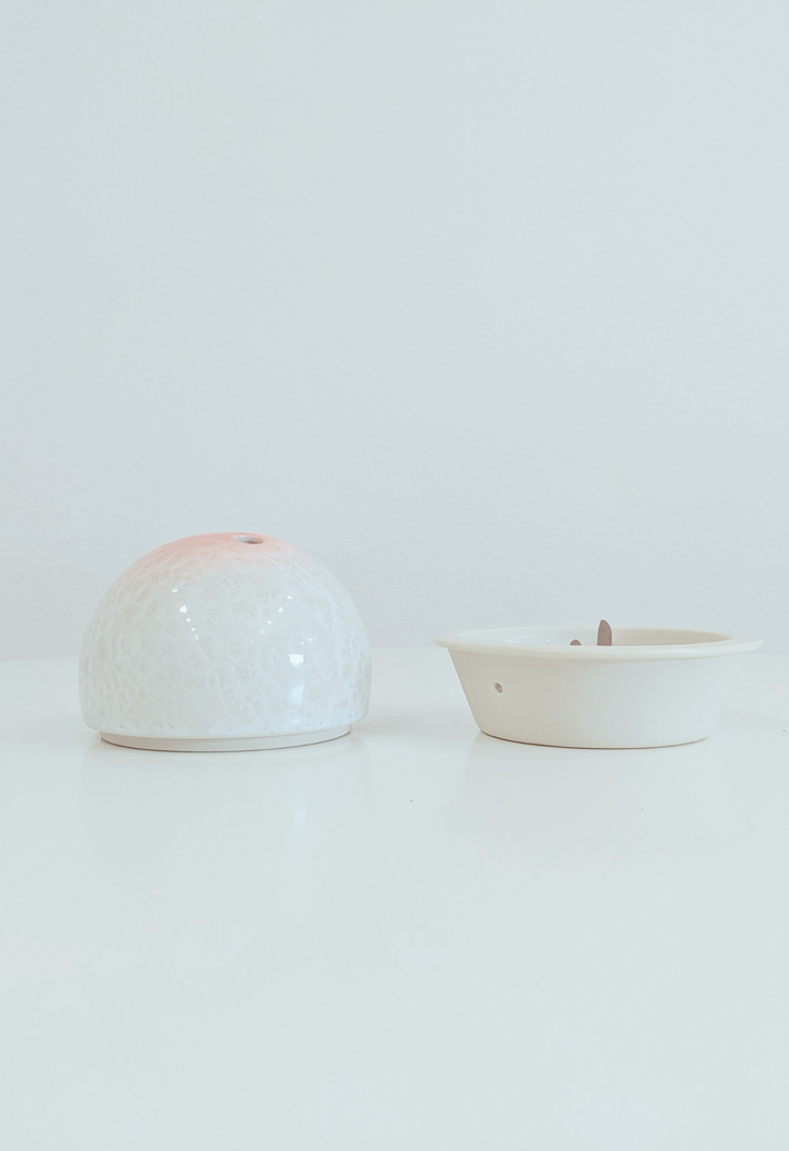 京ごおり 蚊遣り器 京焼-清水焼