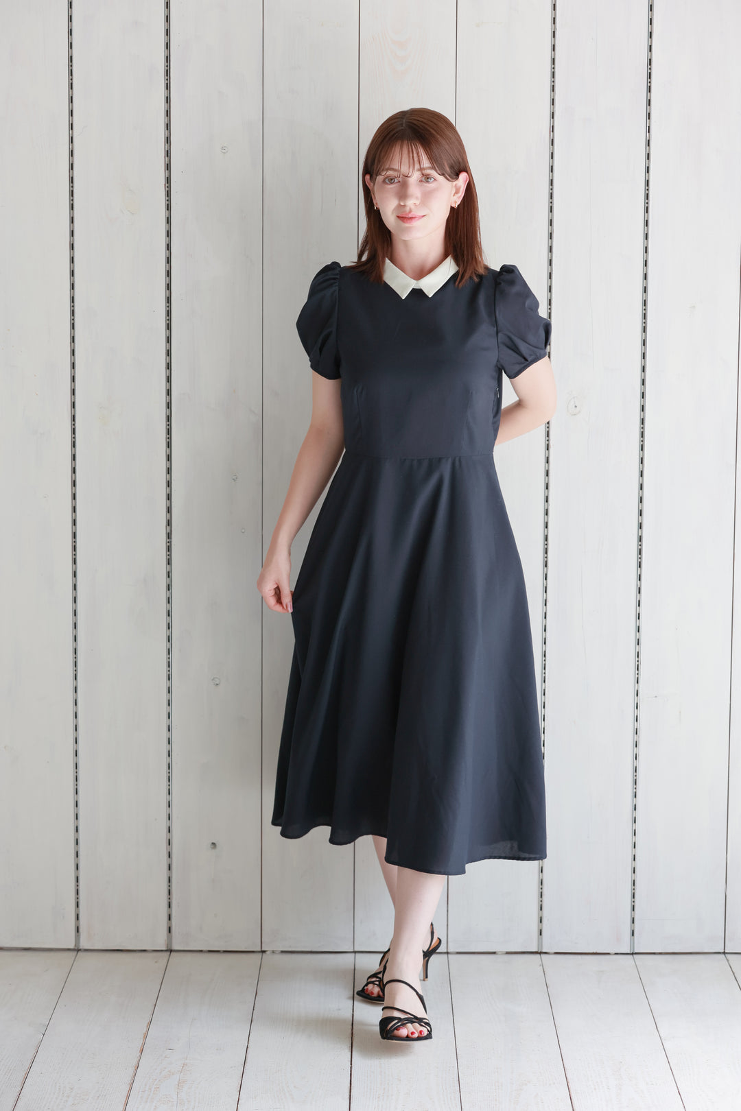 Navy Flare Dress