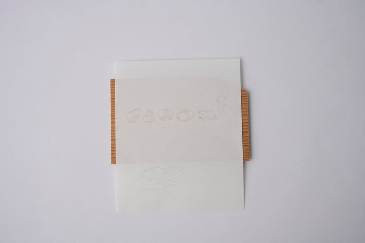 パンダの懐紙｜美濃和紙に透かしで浮かぶ、かわいい和紙